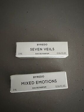 Byredo Sample Set in White — Seven Veils & Mixed Emotions